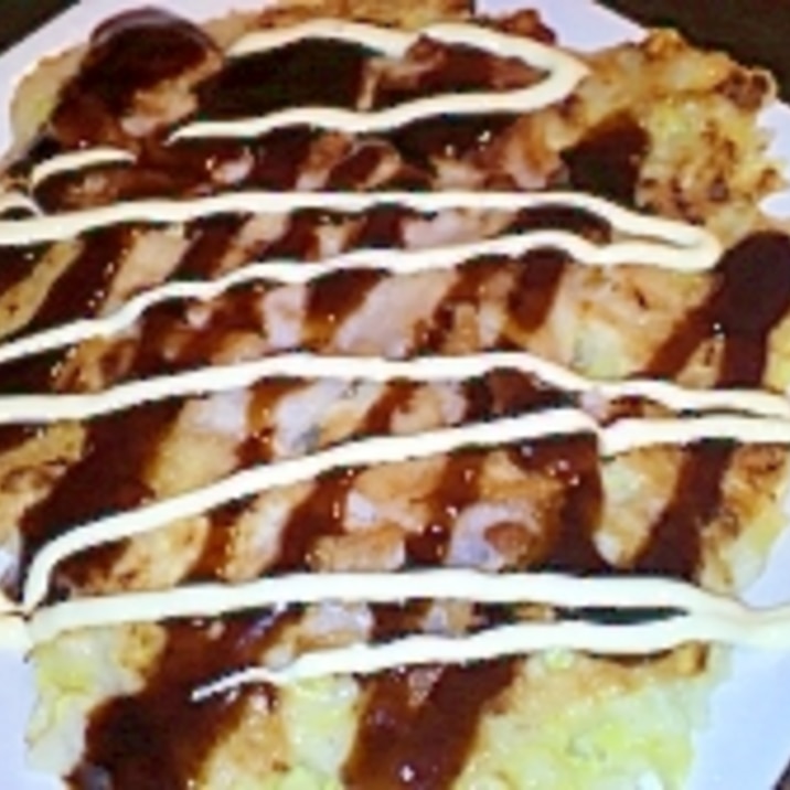 じゃがいもでふわふわお好み焼き レシピ 作り方 By Minpaan 楽天レシピ